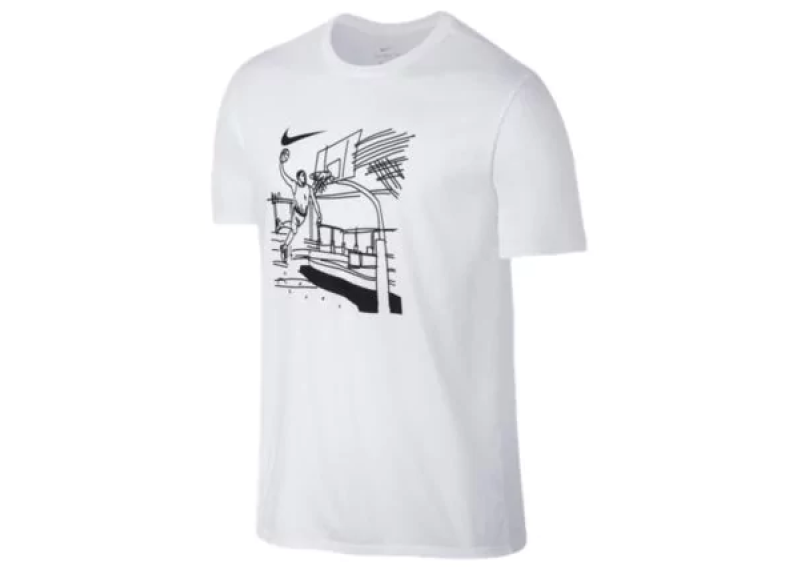 DRI-FIT HOOP DRAW T-SHIRT - MEN'S